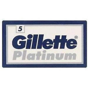 Hojas De Afeitar Gillette Platinum Double Edge 25 Hojas