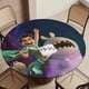 thumbnail image 5 of Elio theme Fitted Round Tablecloths Elastic Edged Table Covers Waterproof Table Cloth For Kitchen Holiday Party Tables Decor 120cm, 5 of 6