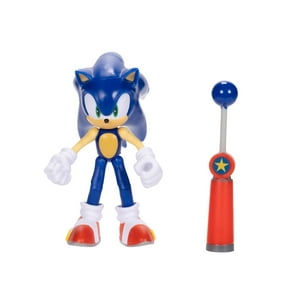Figura De Acción Sonic The Hedgehog Sonic De 10 Cm Con Checkpoint