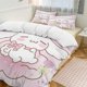 thumbnail image 1 of Cinnamoroll 3-Piece Twin Bed Set - Includes 1 Single Comforter And 2 Pillowcases Bedding - Fade Resistant Microfiber - Cinnamoroll, 1 of 4