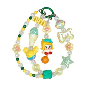 Genérico - Llavero De Cuentas, Regalo Único, Recuerdo De Fiesta, Llavero Decorativo, Bolso, Colgante, Muñeca