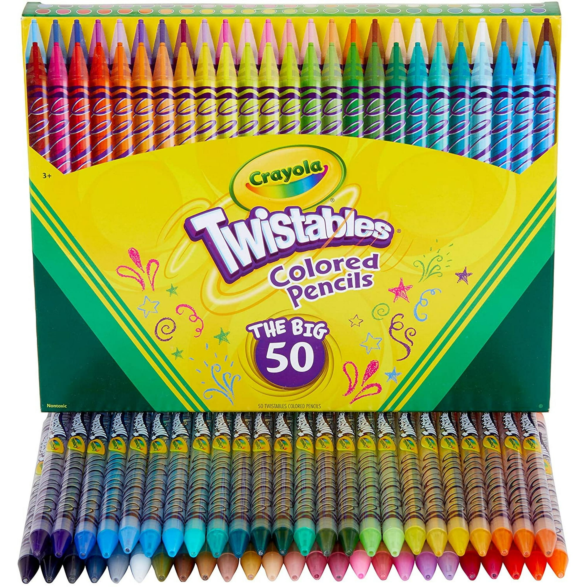 Lápices De Colores Crayola Twistables Con 50 Lápices