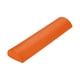 thumbnail image 4 of Rodillo De Media Espuma EVA De Alta Densidad Para Flexibilidad, Espalda, Piernas, Masaje De Pies, Naranja, 45 Cm X 7,5 Cm, 4 of 5