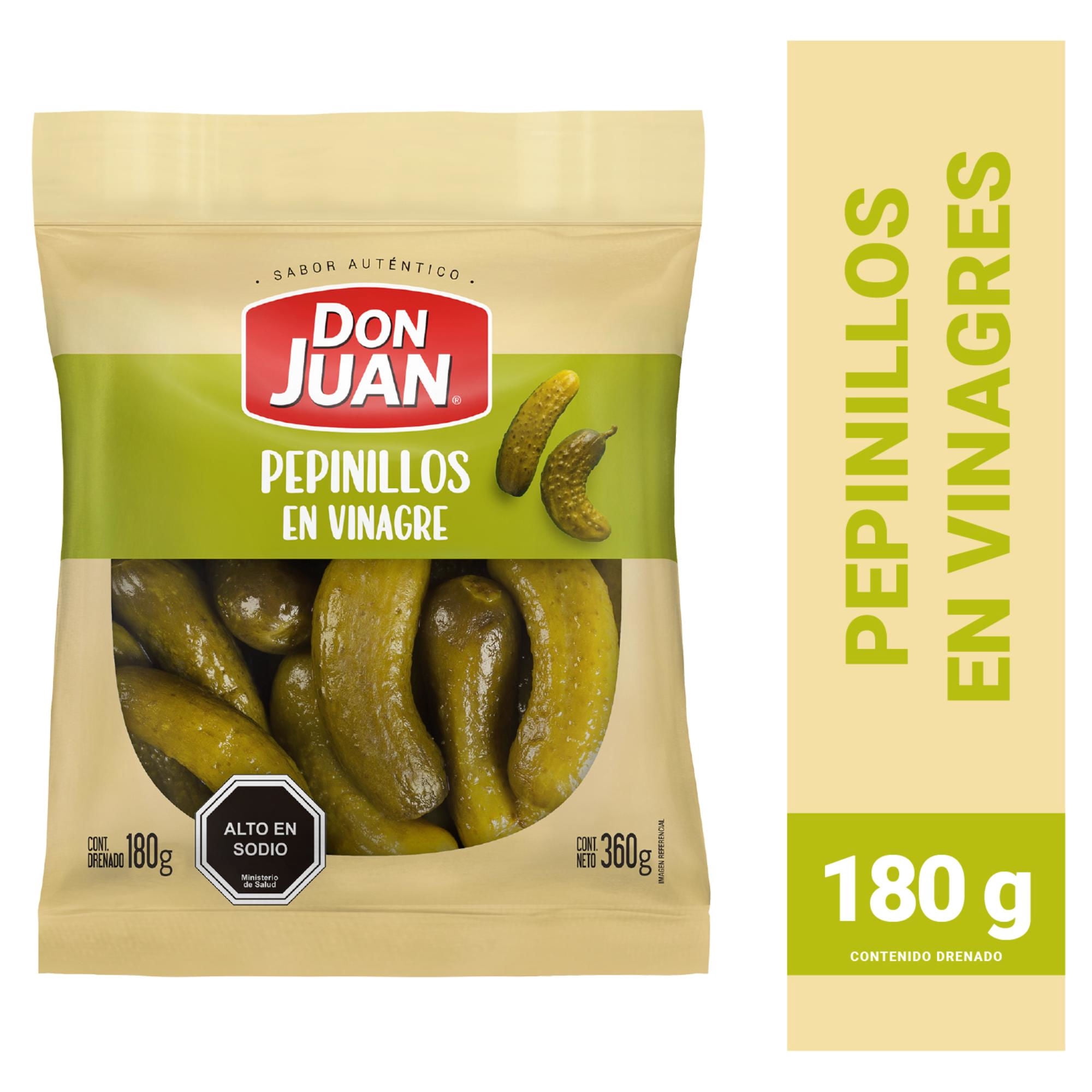Pepinillos Bolsa 360 g Don Juan