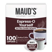Cápsulas De Café Espresso Maud'S Dark Roast, 100% Arábica, 100 Unidades