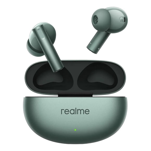 Audífonos Realme Buds Air 6 RMA2402 Verde ANC Inalámbricos
