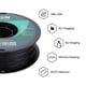 thumbnail image 5 of Filamento para impresora 3D eSun PLA PRO (PLA+), 1 kg, 1,75 mm, negro, 5 of 6