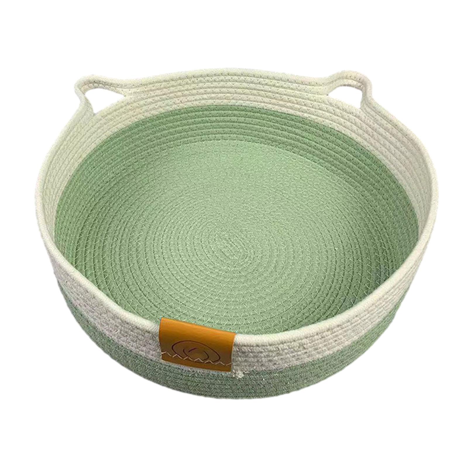 Ioensy - Cama Para Gatos Con Forma De Cesta De Algodón, Resistente Al Desgaste, Para Descansar Y Dormir