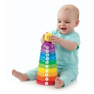 Genérico - Torre Plástico Chica De Encaje 24Cm Juguete Didáctico