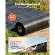thumbnail image 2 of Tela protectora contra las malas hierbas VEVOR, resistente, 0,4 x 30,5 m, 90,7 g/m², 2 of 9