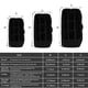 thumbnail image 2 of Organizador de bolso ZTUJO de fieltro grande negro – 13 colores, 2 of 7