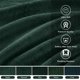 thumbnail image 3 of Juego de Toallas Madison Park de 8 piezas, verde oscuro, 800 GSM, 3 of 9