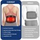 thumbnail image 4 of Almohadilla térmica CUEHEAT sin cables con cinturón vibratorio lumbar, 4 of 8