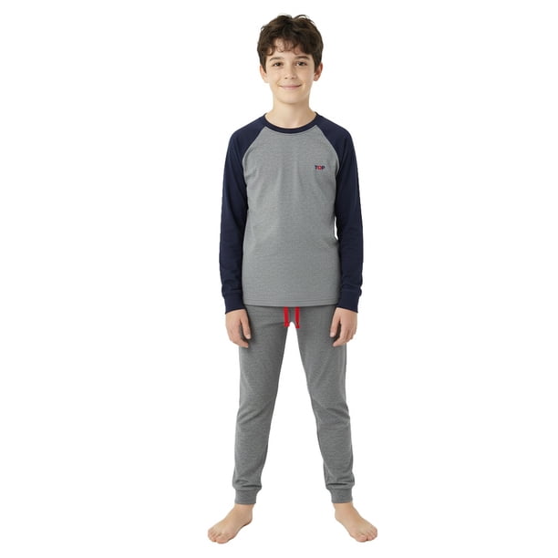 Pijama Largo Niño Invierno Algodón C1