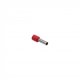 thumbnail image 1 of E6012-R Rojo 6,0mm2 12/20mm Paquete-100 AWG10 Punta Terminal Aislada Prensable, 1 of 1