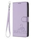 thumbnail image 1 of Funda tipo cartera FOXDOCK para OPPO Reno 12F con soporte, ranuras, RFID, diseño de gato, 1 of 5