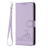 Funda Tipo Cartera Foxdock Para Xiaomi 14 Ultra 5G Con Soporte, Ranuras, Rfid, Diseño De Gato
