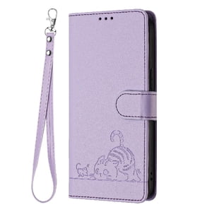 Funda Tipo Cartera Foxdock Para Xiaomi Poco M4 5G Con Soporte, Ranuras, Rfid, Diseño De Gato