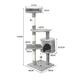 thumbnail image 2 of Rascador Arbol Para Gatos Belug Caseros Torre Yute 116cm Gris, 2 of 5