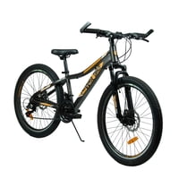 Powerbike - Bicicleta Mtb Aro 24 Gris/Naranja Skyler