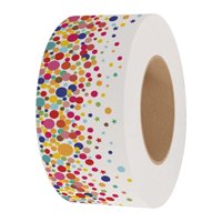 Magideal - Borde Para Tablón De Anuncios Ribete Autoadhesivo Adorno De Puntos Decoración De Pared Con Patrón Atractivo Para Un Estilo Divertido Adecuado Para Gua Blanco