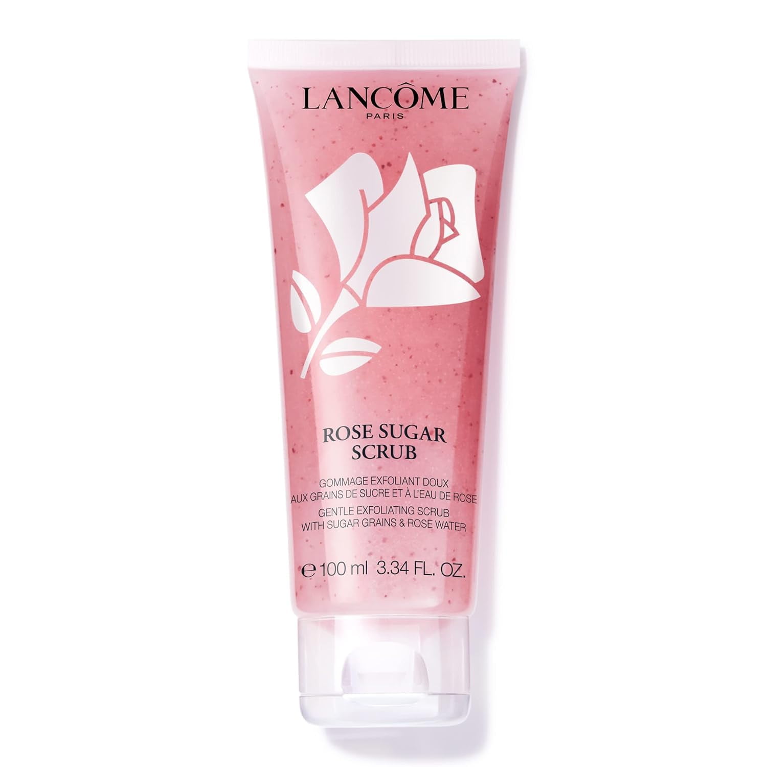 Lancome - Exfoliante Facial Lancôme Rose Exfoliating Con Granos De Azúcar, 100 Ml