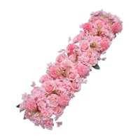 Magideal - Arco De Flores Artificiales Para Puerta, Hilera De Flores, Fondo Floral, Hilera De Flores 3D, Flores De Seda Para Banquete De Boda, Fiesta Romántica, Rosa