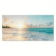 thumbnail image 4 of 1pc, Beach Wall Art Sunset Picture Ocean Print Romantic Sea Wave Wall Decoration, Painting Canvas Wall Art, Room Decor, Scene Decor, Bedroom Decor, Entrance Decor, Wall Beautification Decorative, Bac, 4 of 4