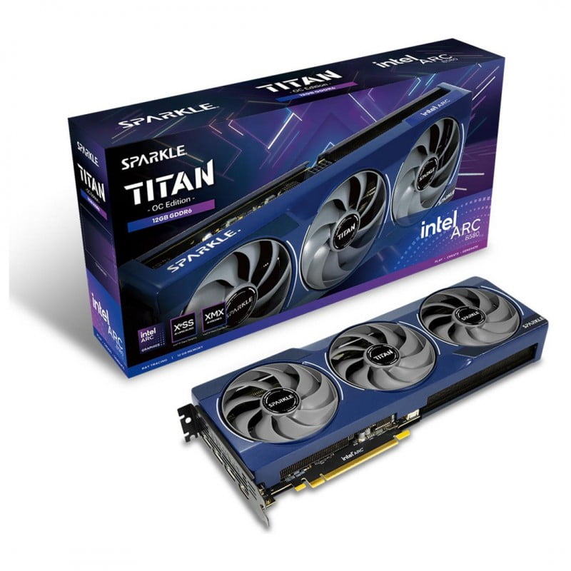 Eyl Store - Tarjeta De Video Sparkle Intel Arc B580 Titan Oc 12gb Gddr6 Pcie 4.0