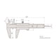 thumbnail image 3 of Pinzas Vernier Mitutoyo 530-101 Acero Inoxidable 0-150 mm, 3 of 3