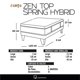 thumbnail image 4 of Cama Europea Zen Top Spring 1.5 Plaza Base Normal, 4 of 4