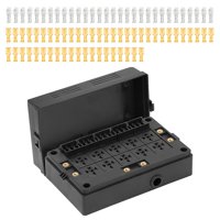 Magideal - Caja De Relé De Fusibles Relé Automotriz Portafusibles Terminales De Fusibles Profesionales Portafusibles De Automóvil Caja De Fusibles Para Camiones,