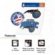 thumbnail image 4 of Pegatina Desert Cactus Orlando Magic con licencia oficial de la NBA, 4 of 6