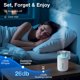 thumbnail image 5 of Humidificador portátil Daskternie Mini USB Cool Mist de 180 ml, color blanco, 5 of 7