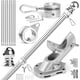 thumbnail image 1 of Kit de asta para bandera Anovo de acero inoxidable de 1.5 m con soporte y anillos, 1 of 7