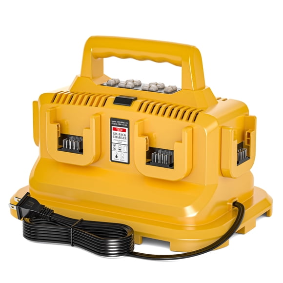 Cargador de batería YJITO DCB200, estación rápida de 6 puertos