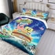 thumbnail image 3 of SpongeBob Conjunto de sábanas temático, trío de piezas, cómodo y amigable con la piel, diseño único, regalo de decoración para el hogar para familiares, amigos y fans,173X218cm, 3 of 6