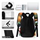 thumbnail image 5 of Capibara-theme Backpack, Campus style schoolbag Bookbag with Adjustable Shoulder Straps And Large Zip Compartment, Unisex Travel Bags.42x30x15cm, 5 of 6