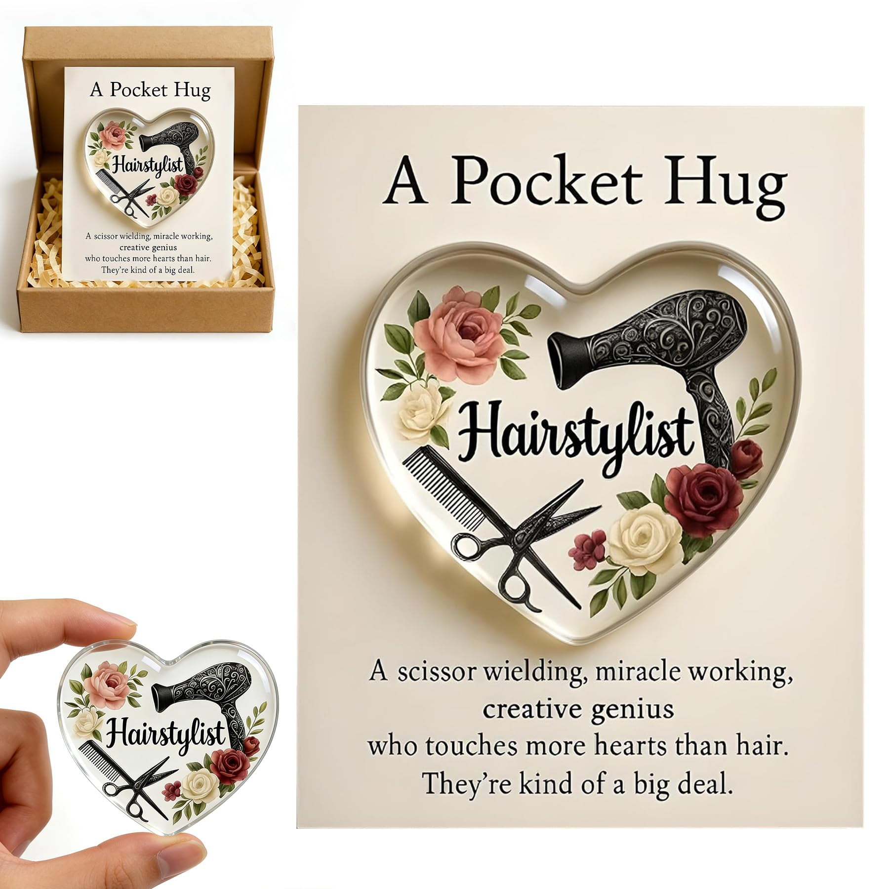 Pocket Hug Gucbbaui Para Estilistas, Regalos De San Valentín, Color Negro