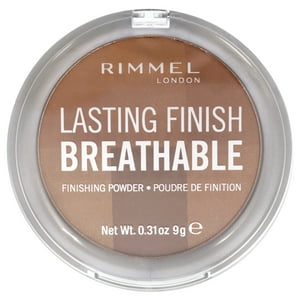 Rimmel London - Polvo De Acabado Transpirable Con Acabado Duradero - 004 Deep De Para Mujeres - 0,31 Oz De Polvo