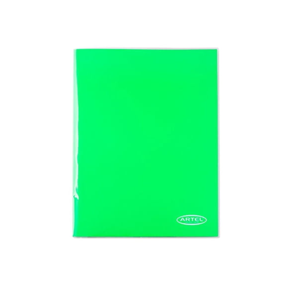 Carpeta con Gusano Verde Claro ARTEL