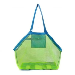 Crusec - Bolsa De Malla Portátil Unisex Almacenamiento Juguetes Playa