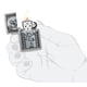 thumbnail image 5 of Bolsillo cromado cepillado con emblema de camarera Zippo Roller, más ligero, 5 of 6