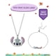thumbnail image 3 of Pendientes Disney Stitch Hoop plateados chapados en destello para mujer, 3 of 6