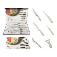 Mitienda - Set Cuchillos 7 Piezas Acero Inoxidable Incluye Pelador