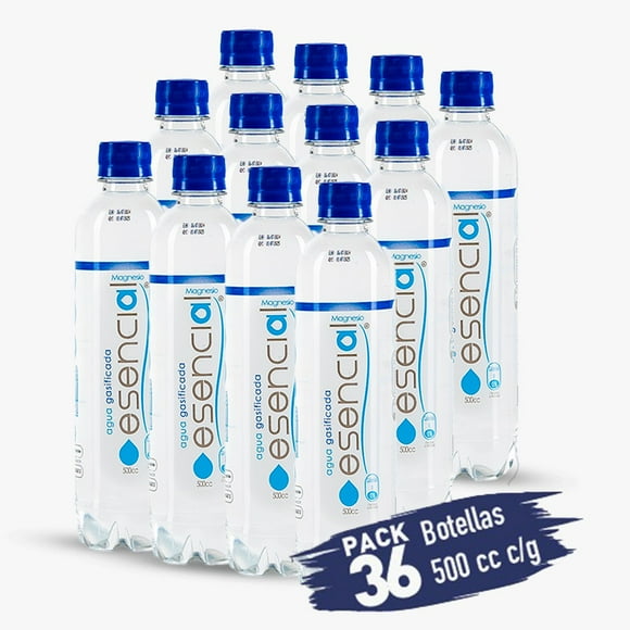 Pack 36 botellas c/gas 500 cc