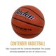 thumbnail image 2 of Balón de baloncesto Baden talla 7, 75 cm, naranja, cubierta composite, 2 of 9