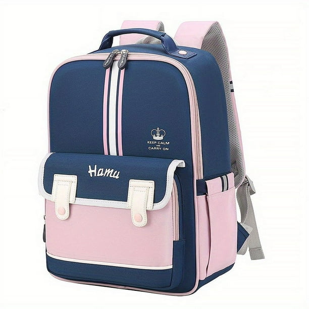 Primary Schoolbag Children's Backpack Girl School Bag Ultra-light Ridge Girls' Backpack For School Opens High-capacity