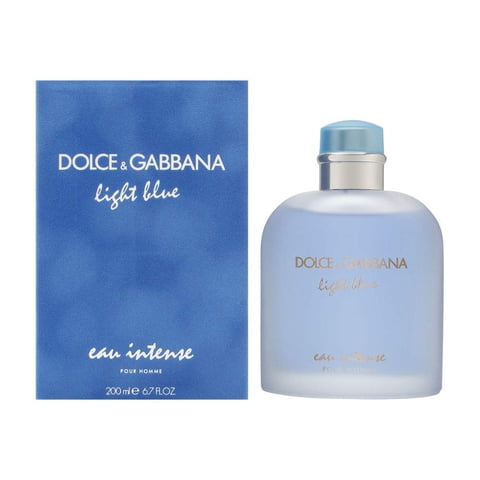 Perfume Dolce & Gabbana Light Blue Eau Intense Eau De Parfum 200 Ml Para Hombre