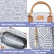 thumbnail image 4 of Bolsa de Almuerzo Fit & Fresh 25x15x22 cm Gris con Cremallera, 4 of 6